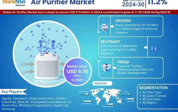 Global Air Purifier Market Gears Up for Impressive 11.2% CAGR Surge in 2024-2030.