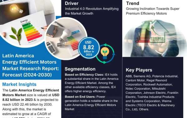 Latin America Energy Efficient Motors Market Trends, Demand, Opportunity and Forecast to 2030